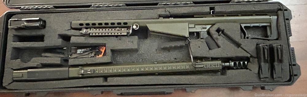 Barrett M107A1 50 BMG 29” fluted barrel ODG package-img-0