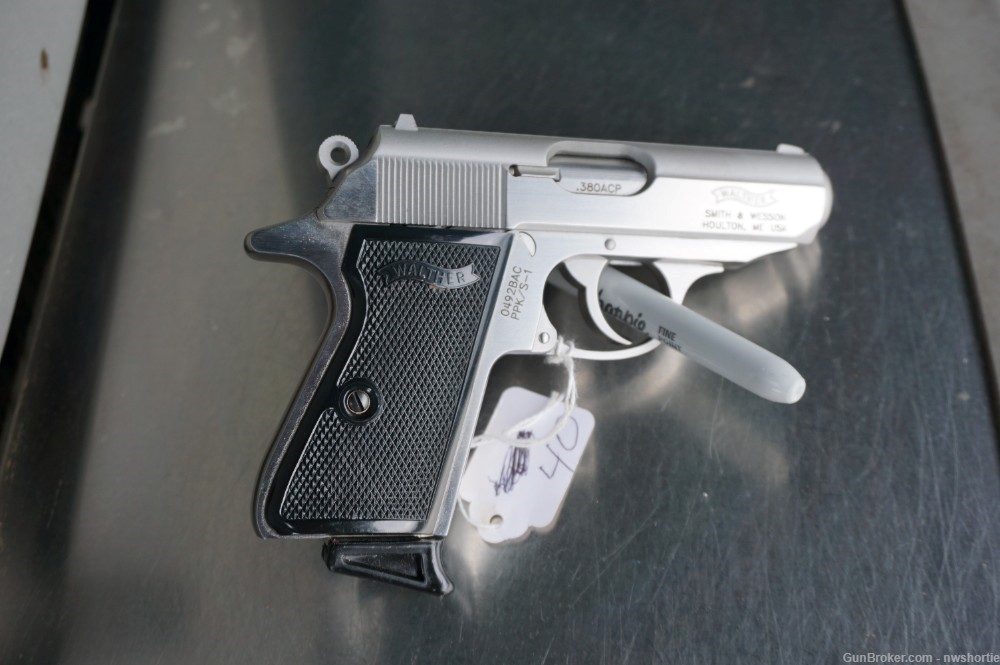 Walther model PPK PPK/S 380 ACP Stainless Houlton ME Manf. -img-4