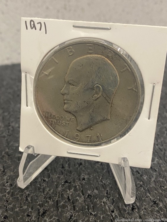 Beautiful 1971 D Dwight “Ike” Eisenhower Dollar Coin-img-0