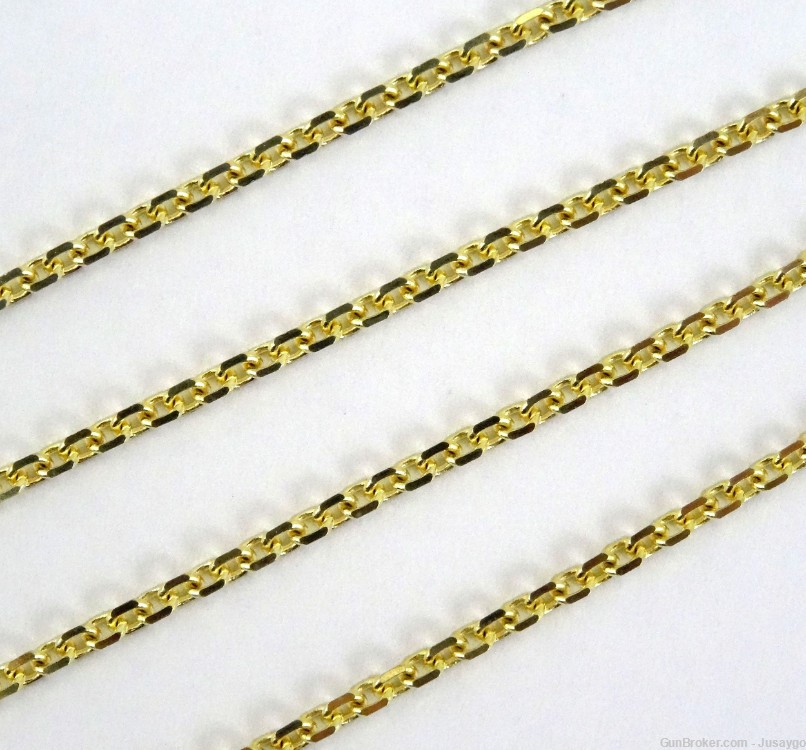 14K Cable Chain 24 inch Royal Chain 7.7 grams, D1-img-3