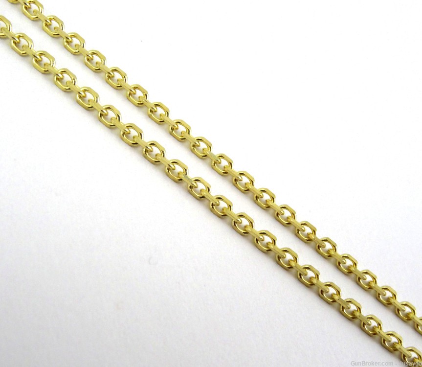 14K Cable Chain 24 inch Royal Chain 7.7 grams, D1-img-2