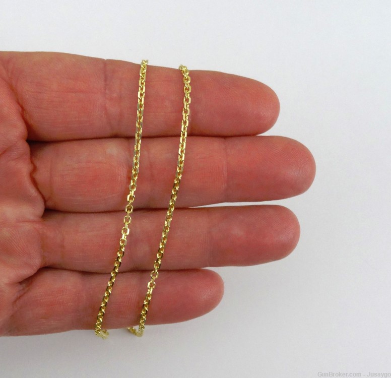 14K Cable Chain 24 inch Royal Chain 7.7 grams, D1-img-0
