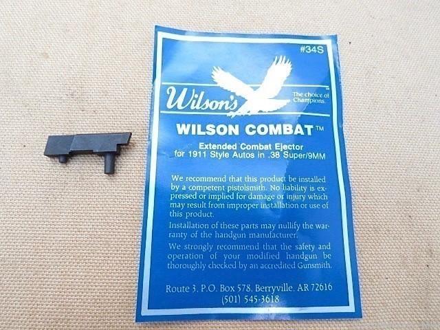 New Wilson Combat 1911 1911A1 .38 Super 9mm Ejector-img-0