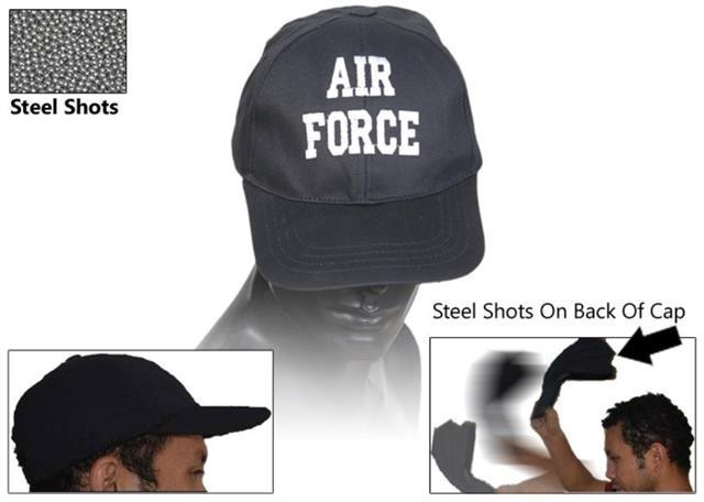 AIR FORCE Sap Cap Self Defense Hat Free Shipping!-img-0
