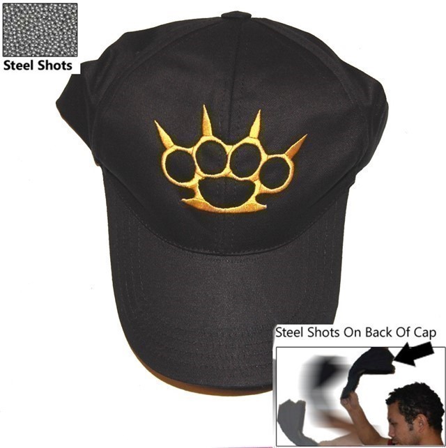 Spiked Knuckles FFDP Sap Cap Self Defense Hat-img-0