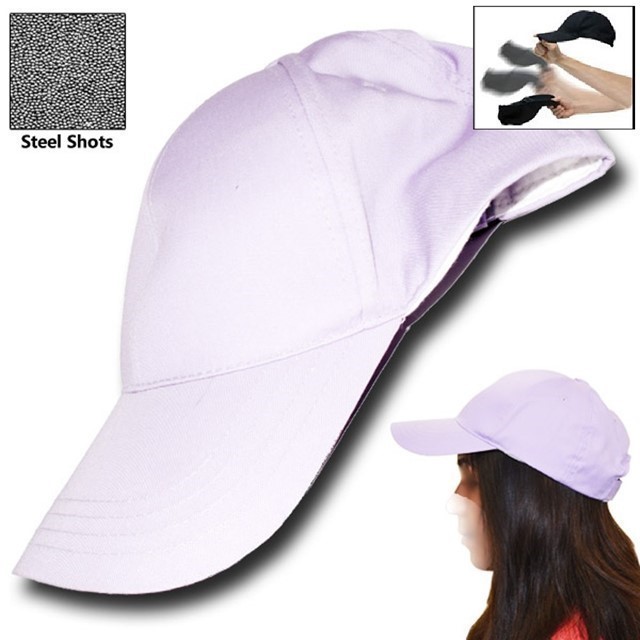 Ladies Lavender Sap Cap Self Defense Hat-img-0