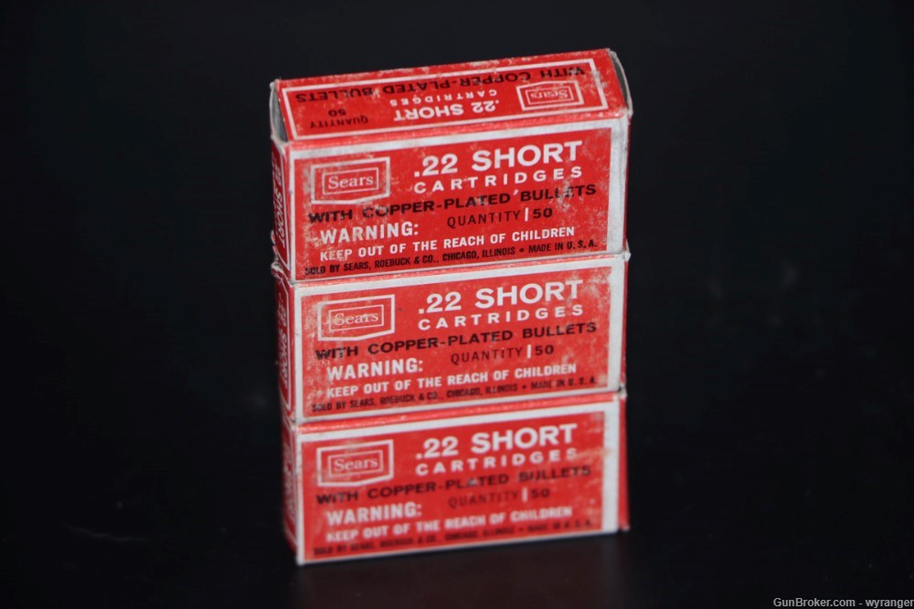 Sears .22 Short Copper Plated - 150 Rounds-img-0