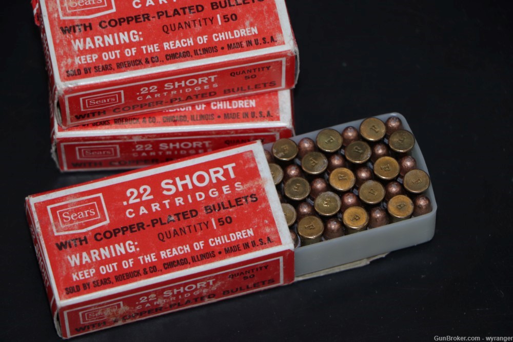 Sears .22 Short Copper Plated - 150 Rounds-img-2