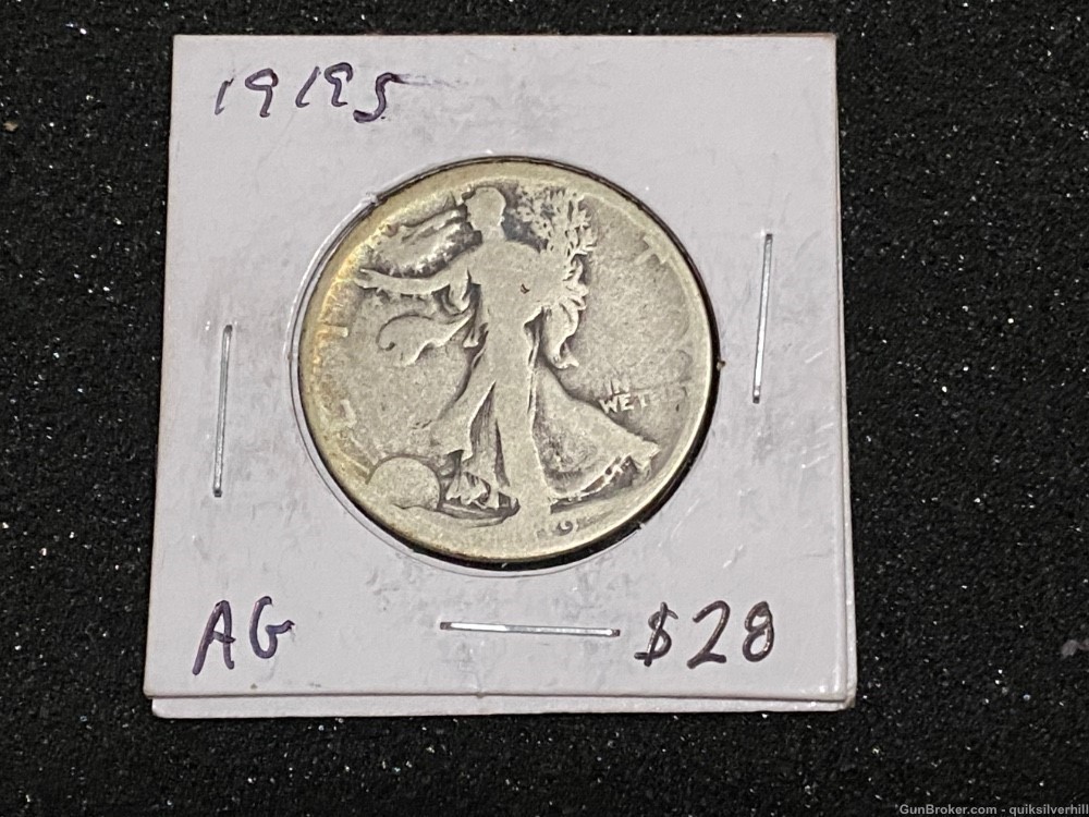 Nice 1919 S Walking Liberty Half Dollar 90% Silver-img-0