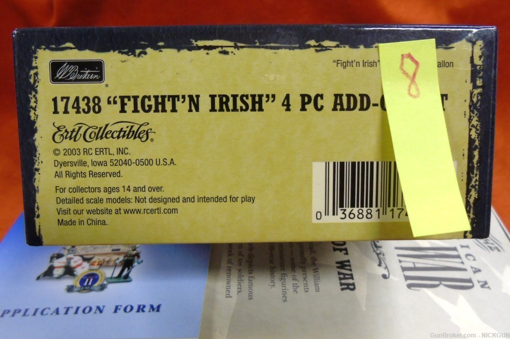 “Fight’N Irish” four pieces add on set, released to the public “2003”.-img-8