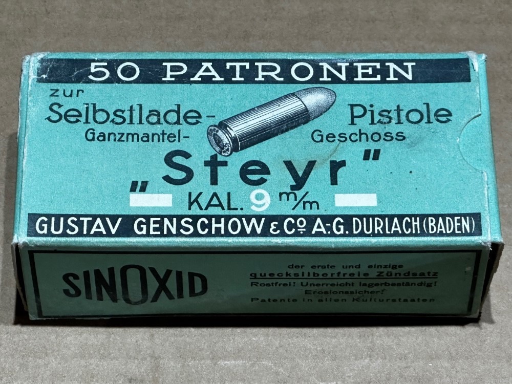 50 rounds of German 9mm Steyr ammo-img-0