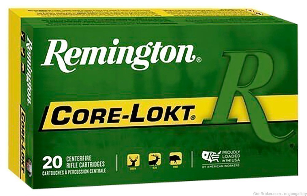 Remington 308 CoreLokt 150gr 20rd Ammo FastShipNoCCFee R308W1 27842-img-0