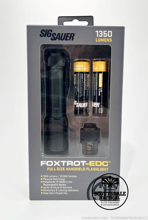 Foxtrot-EDC Flashlight Black-img-0