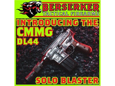 3 CONSEQ SERIAL NUMS! CMMG DL44 DL-44 Han Solo Blaster 22LR 4.5" brl 10+1
