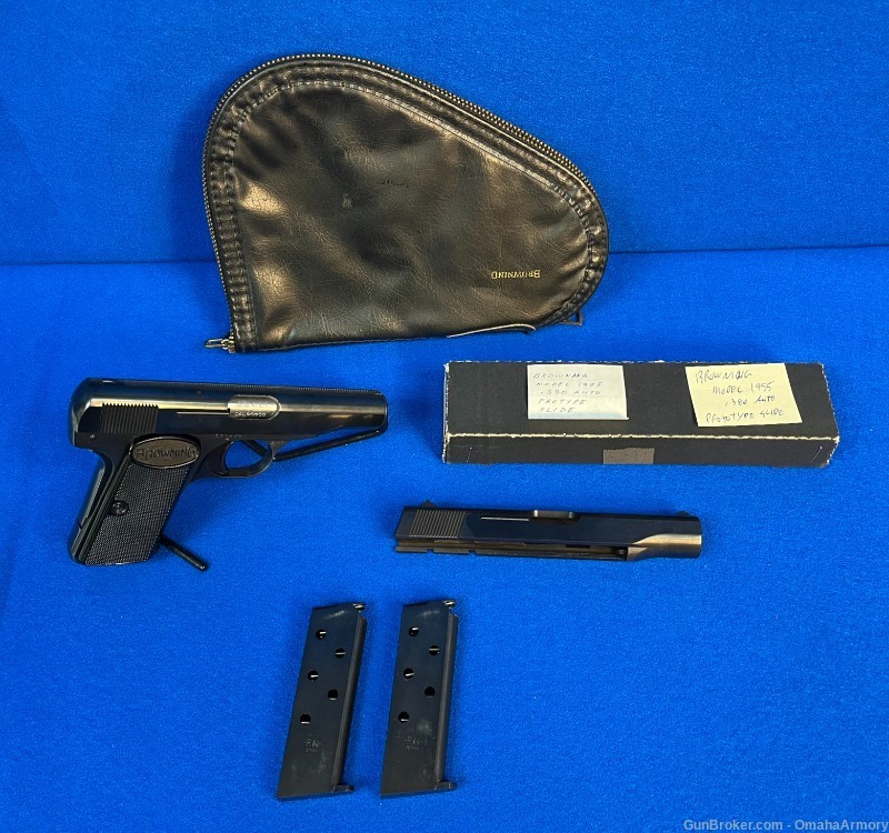 Browning Arms Model 1955 380 ACP with Prototype slide-img-0