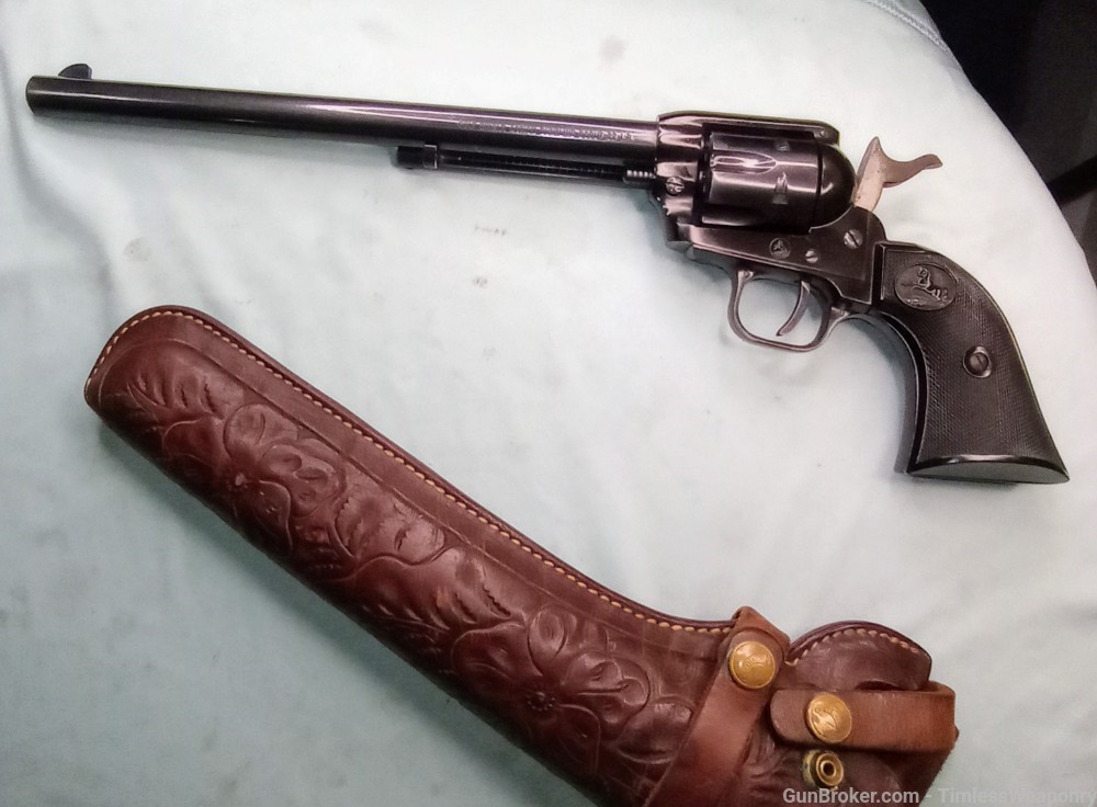Colt Single Action Army Buntline Revolver 22 Smith&Wesson H&R S&W C&R 1965 -img-5