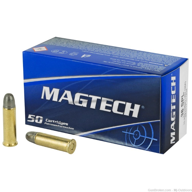 Magtech 38 special Lead Round Nose 158gr 250rds-img-1