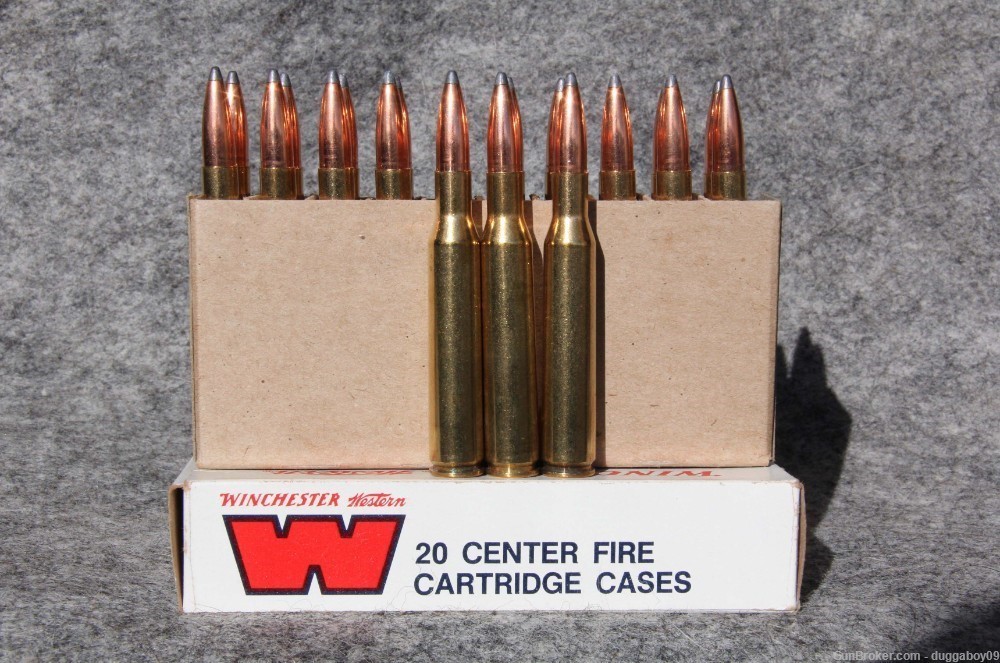 .270 Win. cartridges, Self-loaded with 150 grain Nosler Partition bullets-img-0