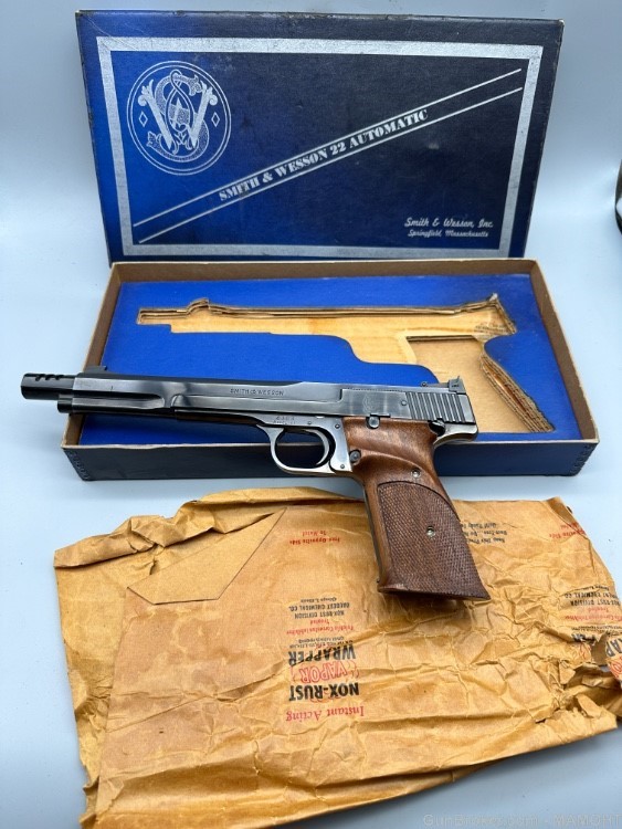 Smith & Wesson Model 41.22LR Early 1958 SERIAL # 4308 Rare Pistol S&W mod41-img-1