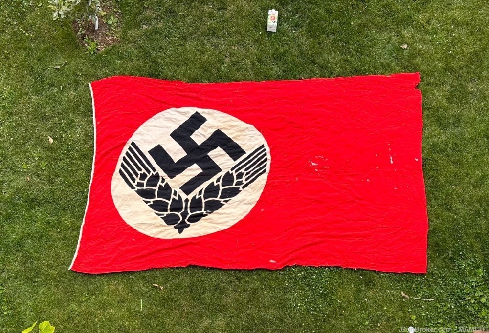 Huge WW2 German RAD Female Camp Flag 11'9"x7'3"-img-0