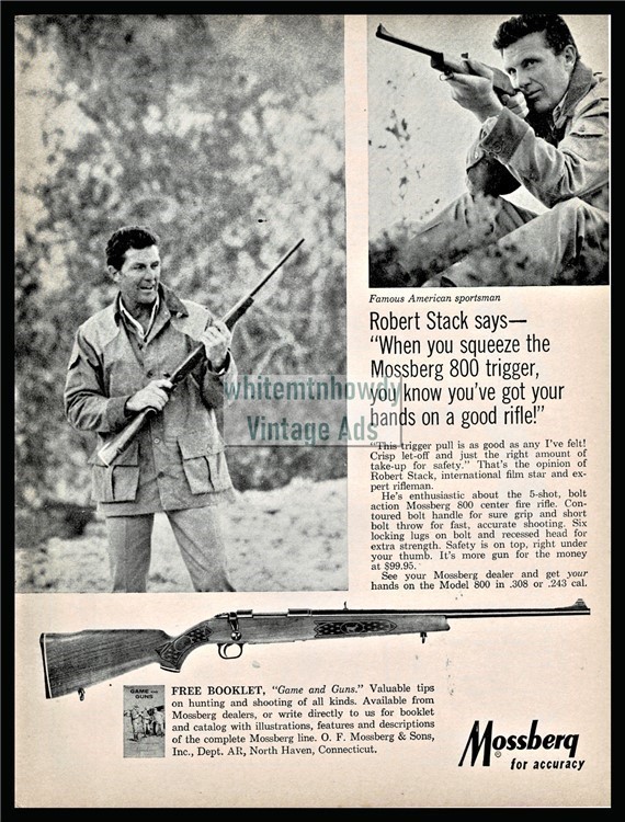 1967 MOSSBERG 800 Rifle Print AD Gun Advertising-img-0