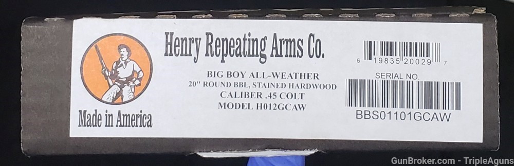 Henry All Weather 45lc 45 long colt 20in side gate H012GCAW-img-25