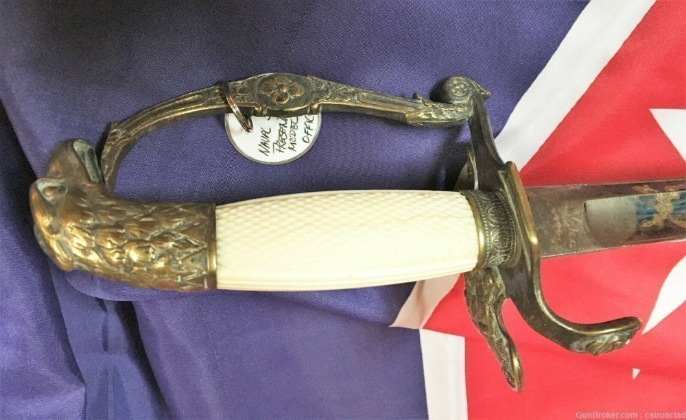 S & K Staff Officer's Sword with leather scabbard, model of 1825-1840-img-4