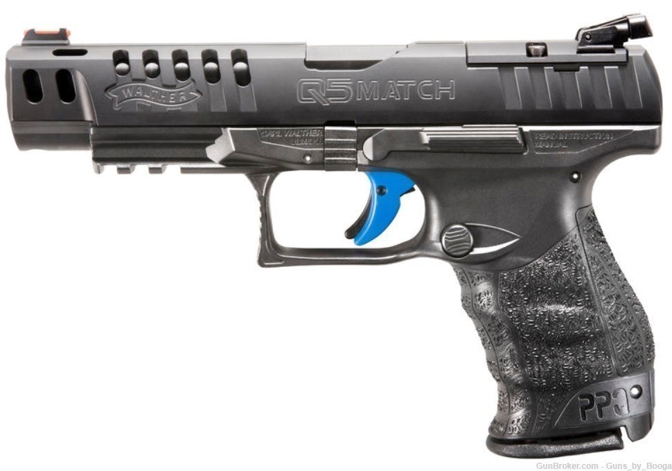 WALTHER PPQ M2 Q5 MATCH, 9MM, 15 + 1, * 3 MAGS *-img-0
