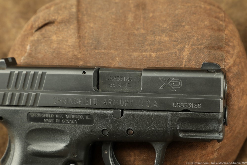 Springfield Armory XD-9 Sub-Compact 9mm 4” Semi-Auto Striker Fired Pistol -img-18