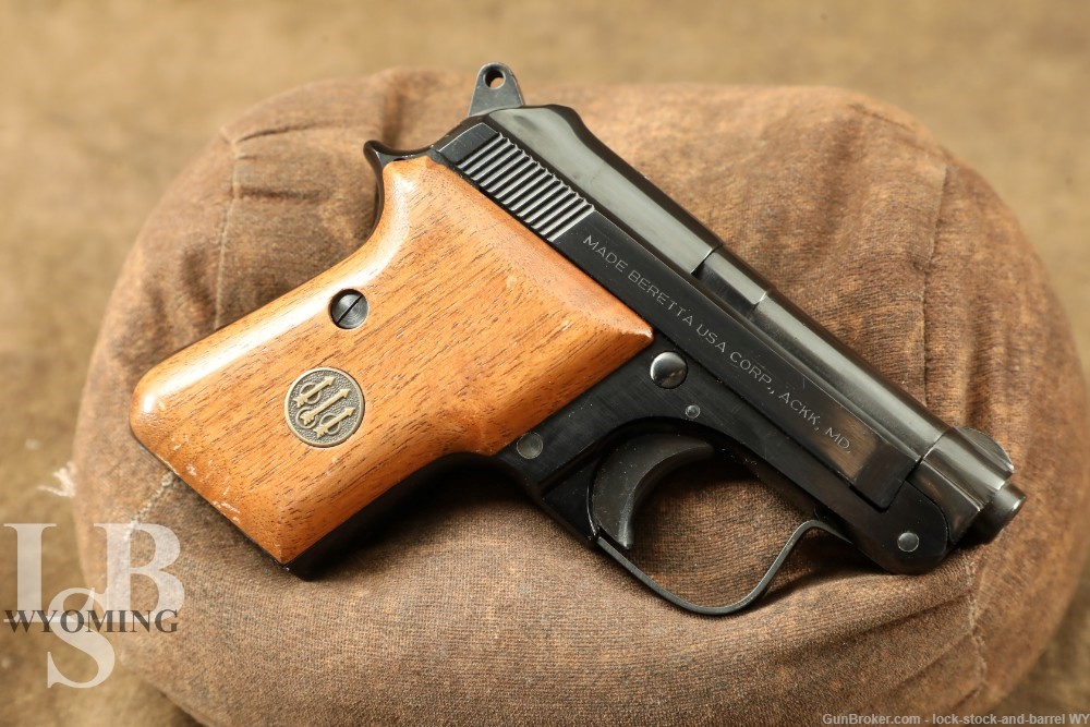 Italian Beretta Model 950 BS Minx Tip-up .22 Short 2.5” Pocket Pistol-img-0