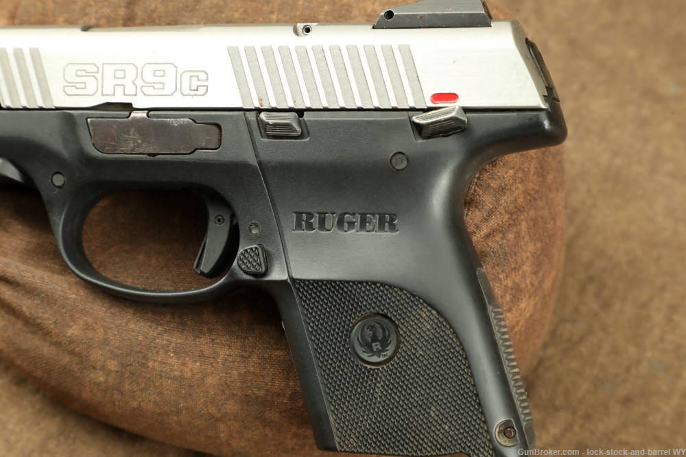 Sturm Ruger SR9C Compact Stainless 3.5” Striker Fired Semi-Auto Pistol -img-19