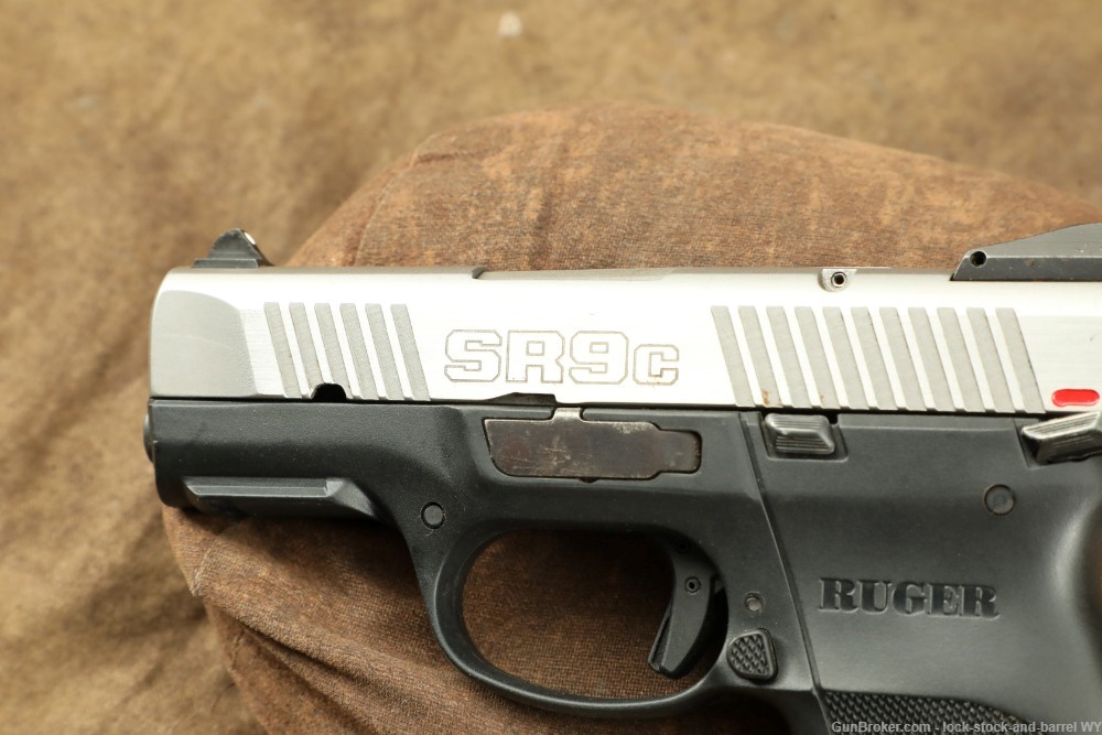 Sturm Ruger SR9C Compact Stainless 3.5” Striker Fired Semi-Auto Pistol -img-18