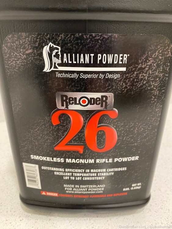 New 8 lbs Alliant Powder Reloader RL26-img-2