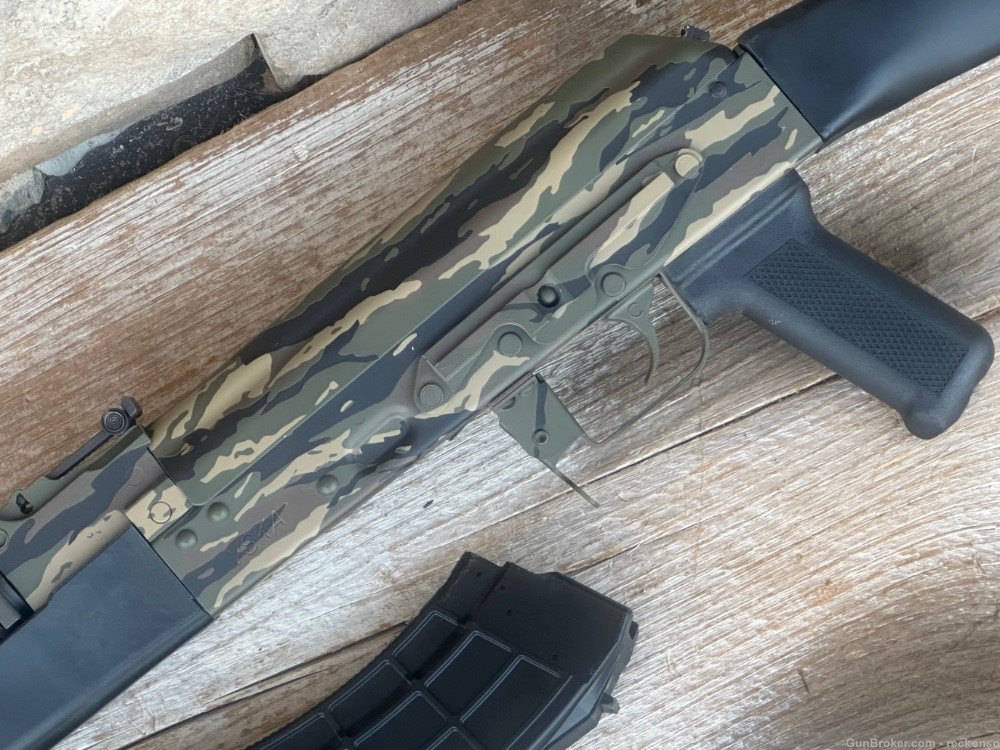 Custom Cerakote Century Arms VSKA AK 7.62x39 “Jungle Tiger Stripe”-img-18