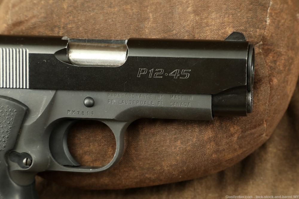 Para-Ordnance P12-45 .45 ACP 3.5” Semi-Auto Compact Pistol 1911 w/ 3 Mags-img-17