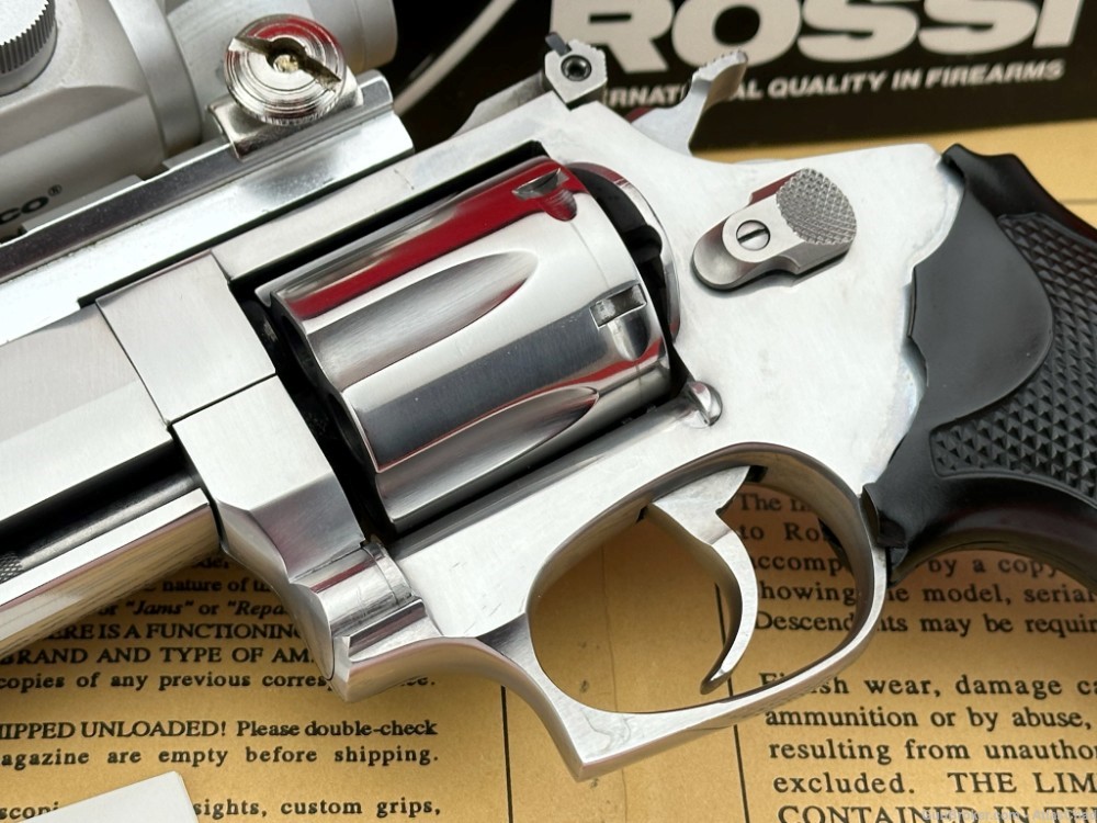 Very Scarce Rossi M988 "CYCLOPS" 357 Magnum 8" Stainless *FACTORY PORTED*-img-10