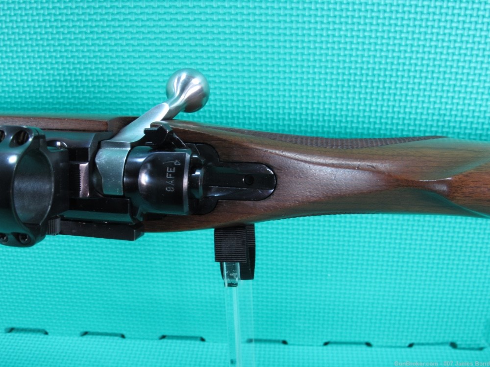 Ruger M77 Mark II Walnut Blued 243 Win. Made in 2000 w/Factory Scope Rings -img-31