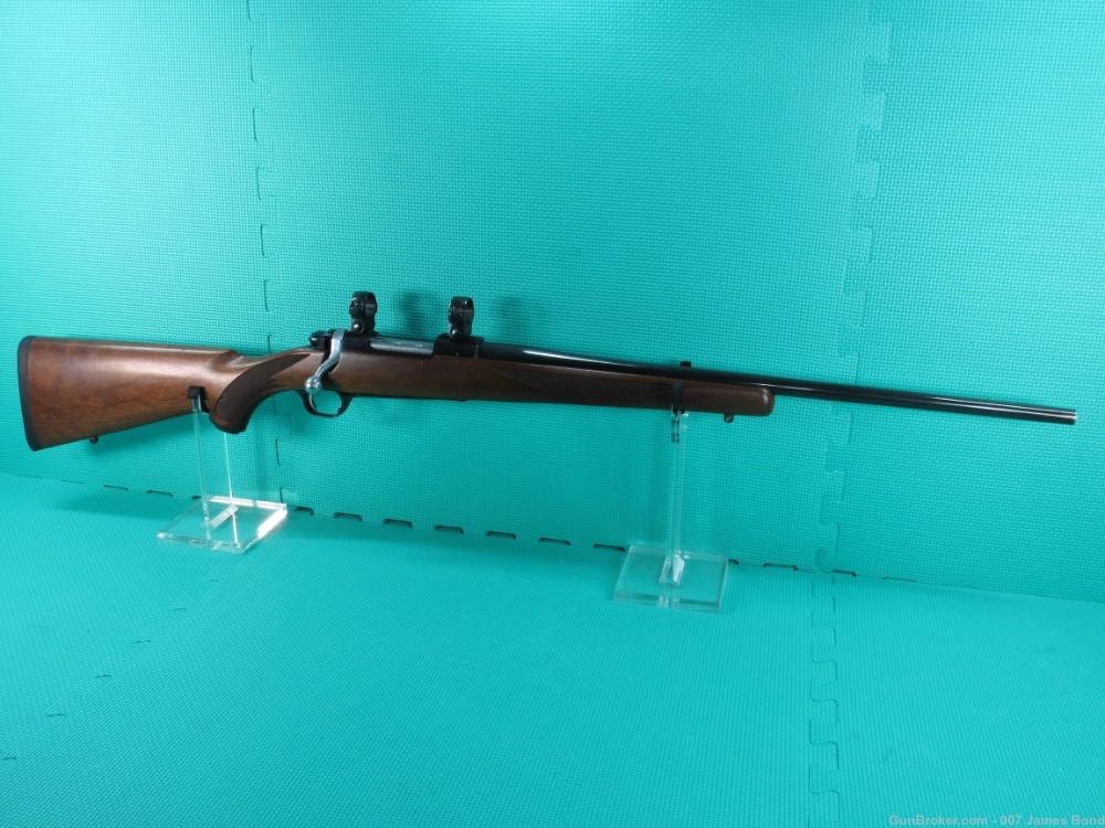 Ruger M77 Mark II Walnut Blued 243 Win. Made in 2000 w/Factory Scope Rings -img-0