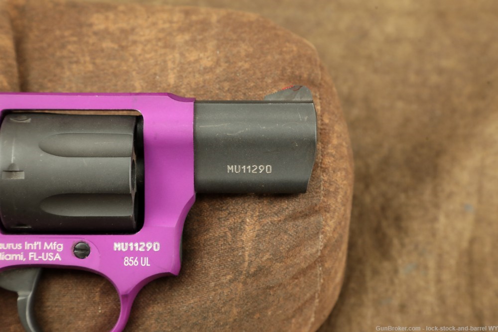 Taurus 856 Ultra-Lite Violet .38 Special 2” Snub Nose 6-Shot Revolver-img-20