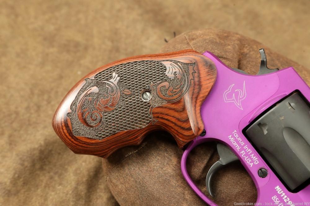 Taurus 856 Ultra-Lite Violet .38 Special 2” Snub Nose 6-Shot Revolver-img-2
