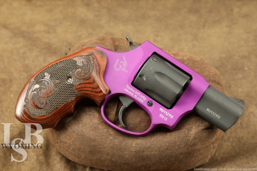 Taurus 856 Ultra-Lite Violet .38 Special 2” Snub Nose 6-Shot Revolver-img-0
