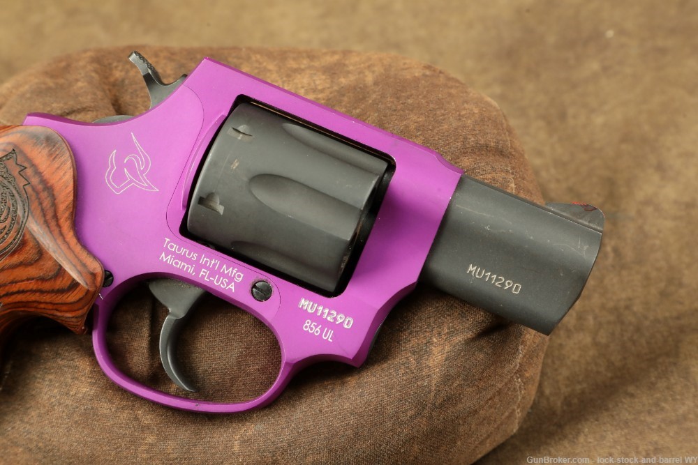 Taurus 856 Ultra-Lite Violet .38 Special 2” Snub Nose 6-Shot Revolver-img-3