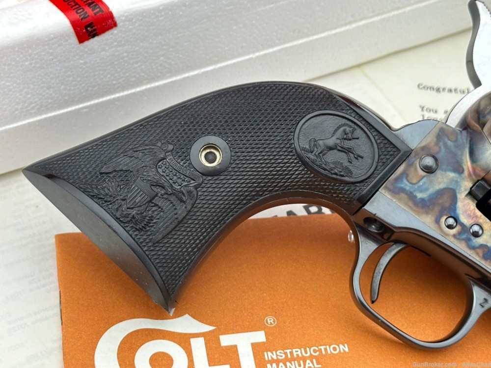 MINT 1980 Colt SAA Sheriff's Model 3" 44-40 WIN *RARE ROYAL BLUE* NIB!-img-9