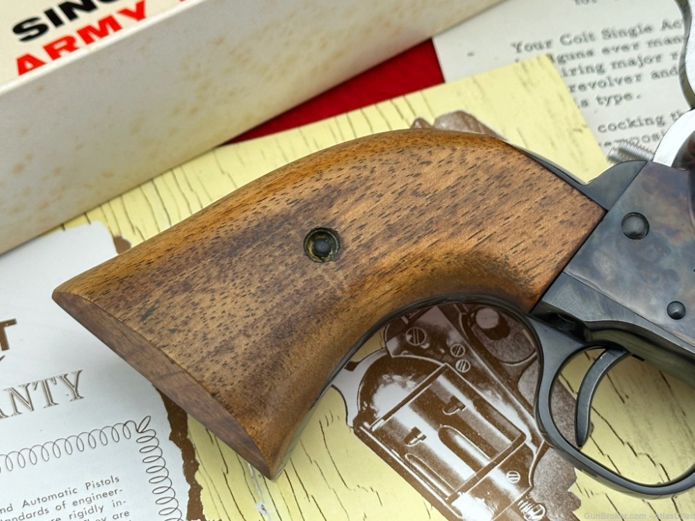 *2ND GEN* 1966 Colt SAA 5 1/2" Blue/CCH 45LC *FACTORY WALNUT* 1 of 227 Made-img-9