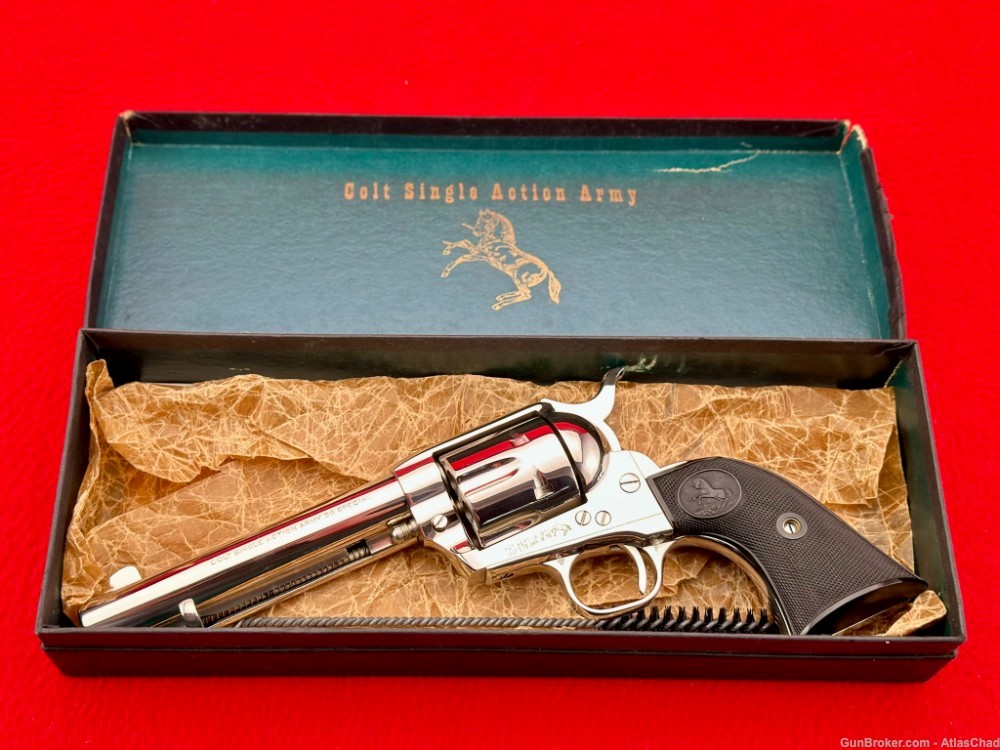 ORIGINAL 1958 Colt SAA 5.5" 38 SPL *FACTORY NICKEL / UNFIRED* 1 of 242 Made-img-29