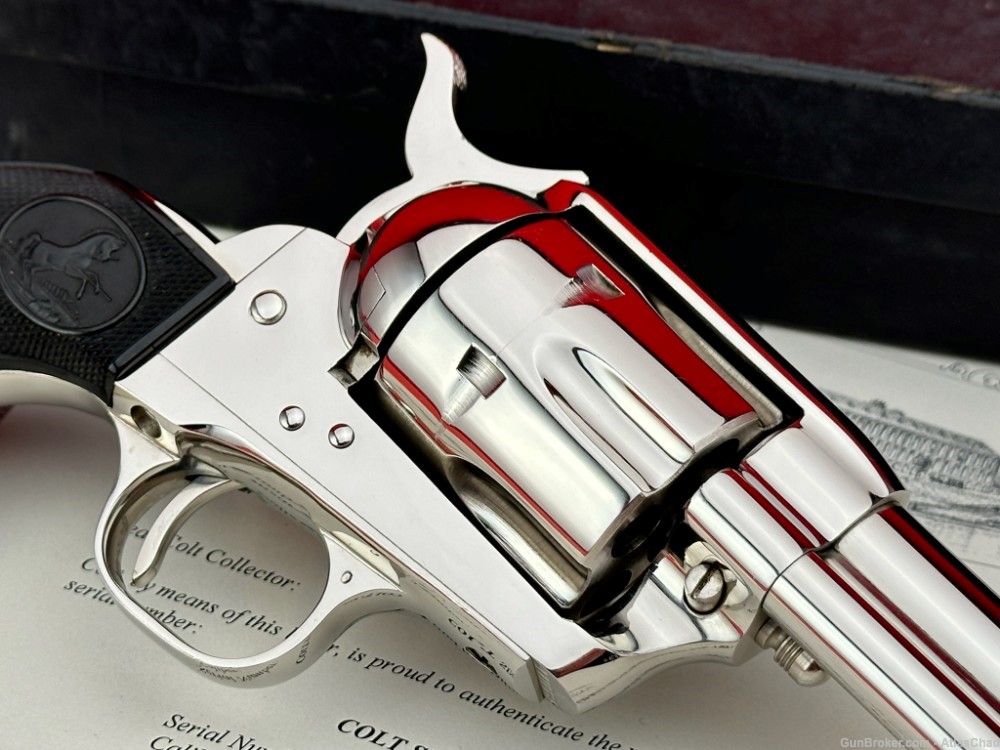 ORIGINAL 1958 Colt SAA 5.5" 38 SPL *FACTORY NICKEL / UNFIRED* 1 of 242 Made-img-9