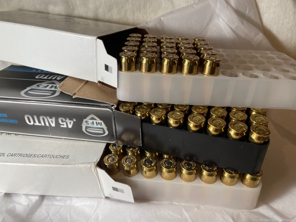 125 rounds of 45 auto ammunition-img-1