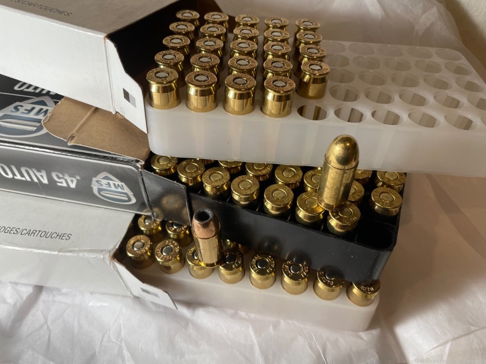 125 rounds of 45 auto ammunition-img-2