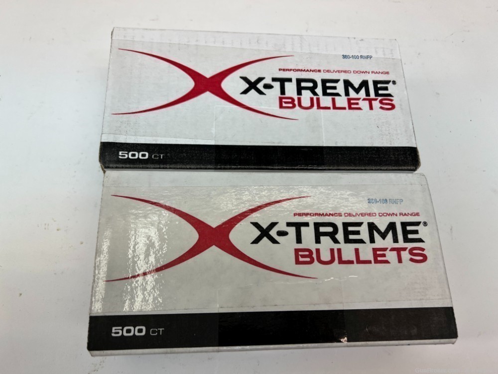 1000 X-Treme 380 ACP .380 Auto 100gr RNFP Copper Plated Bullets Projectiles-img-1