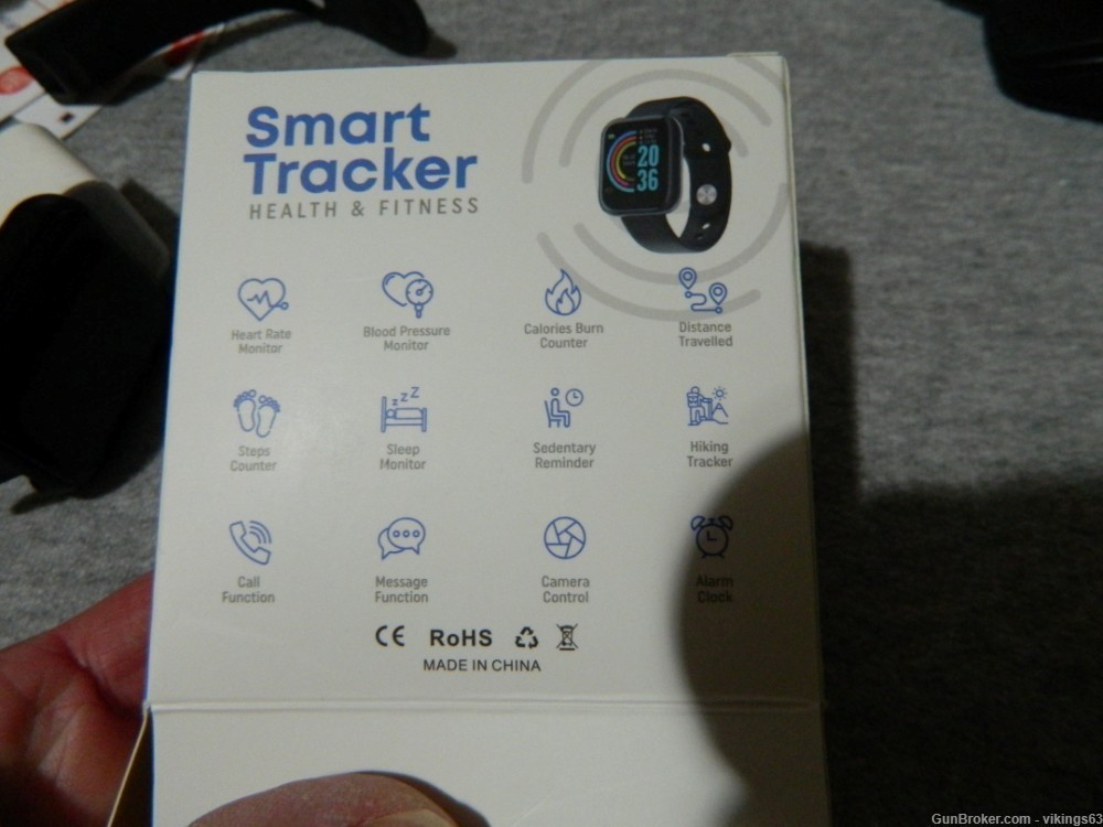 Smart tracker wrist watch health & fitness, others listed -img-2